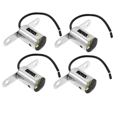Image of OTOTEC 4Pcs 1156 BA15S Socket Adapter Replacement Lamp Holder Turn Signal Light Wiring Harness Connector for P 21W / R10W R5W Thread