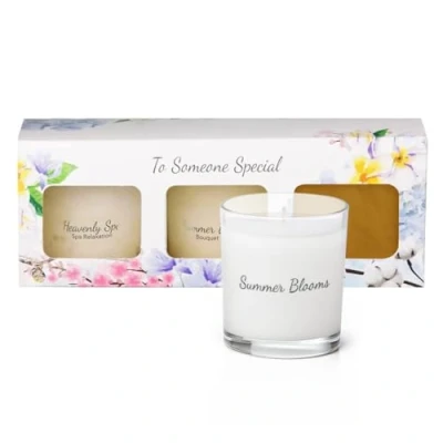 Image of ZOPPER Scented Candle Gift Set for Someone Special, Each 45 Hour Burn 3 Jar Ideal Occasion Such as Birthday, Wedding, Valentine or Birthday