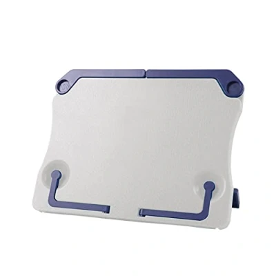 Image of Alnicov Sheet Music Stand,Foldable and Adjustable Book Holder,for Score Tablature Cookbook Reading(White)