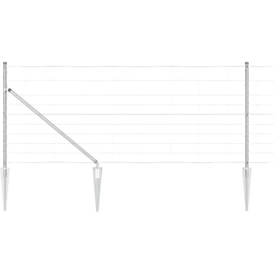 Image of vidaXL Field Fence 1x50 m Galvanized Steel