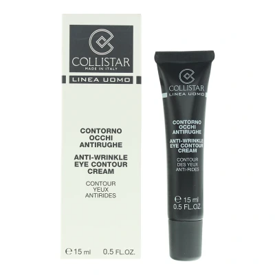 Image of Collistar Mens Man Anti Wrinkle Eye Contour Cream 15ml One Size