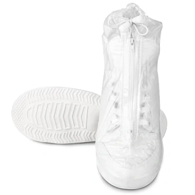 Image of SULPO waterproof shoe covers Over shoes protectors reusable anti slip cover silicone Rain