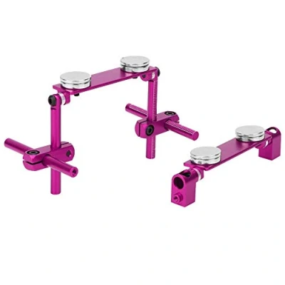Image of Aluminum Alloy Magnetic Body Shell Mount Kit fit for HSP 1/10 RC Racing Car Model(Purple)