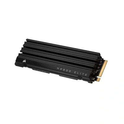 Image of Corsair MP600 ELITE 1TB M.2 PCIe Gen4 x4 NVMe SSD with Included Heatsink 2280 Up to 7,000MB/sec Sequential Read High Density 3D TLC NAND Black