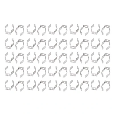 Image of sourcingmap 50 Pcs T8 016 Fluorescent Tube Lamp Bracket Hanger Clips Socket Lampholder