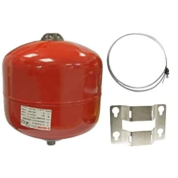 Image of 12 Litre Varem Extravarem Heating Expansion Vessel Red with Bracket