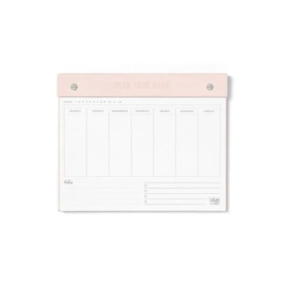 Image of Letts Conscious Undated Weekly Notepad rosewater