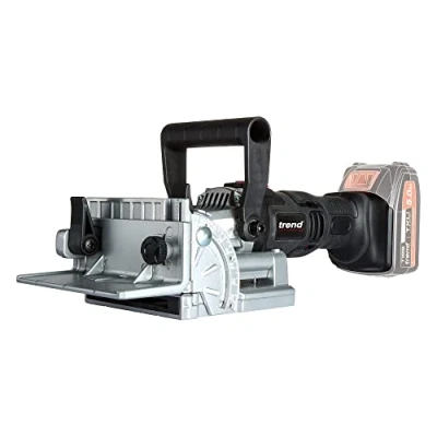 Image of Trend 18V Cordless Biscuit Jointer Kit, Bare Tool (Battery &amp; Charger Sold Separately), T18S/BJKB