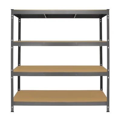Image of MonsterShop Monster Racking Q Rax Heavy Duty Storage Shelving 160cm W 60cm D Grey