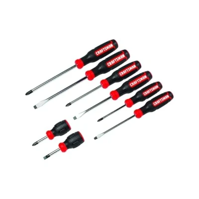 Image of CRAFTSMAN Screwdriver Set, Bi Material, 8 Piece Set (CMHT65075N)