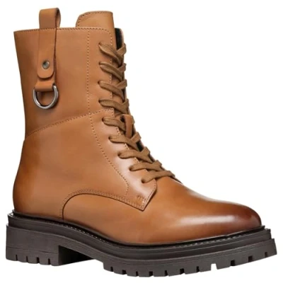 Image of Geox Women&#039;s D Iridea H Ankle Boot, Cognac, 3 UK