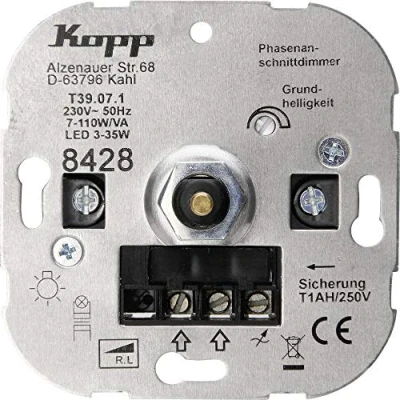 Image of Kopp LED Dimmer DW Remote Control 7 110 W 842800187