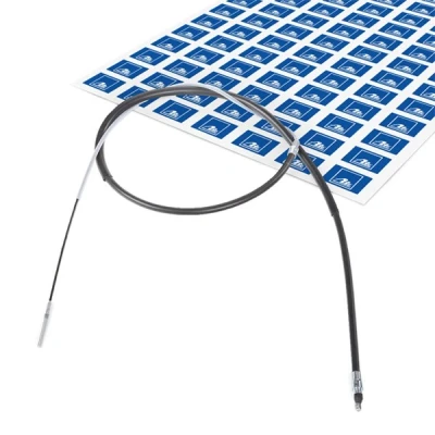 Image of 34401166237, 34411162999 Brake Cable ATE 24.3727 0246.2 1877mm with accessories BMW: 5 Saloon, Touring