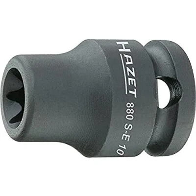 Image of HAZET 880S E12 28 mm E 12 Impact Torx Profile Socket Phosphatised/Oiled