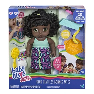 Image of Baby Alive C09651010 Yum The Good Pasta Black Hair Doll, One Size