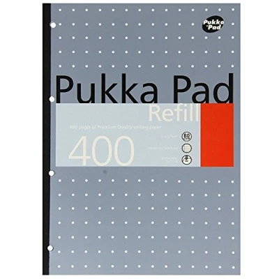 Image of Pukka Pads A4 Refill Pad 400 Pages (Pack of 3)