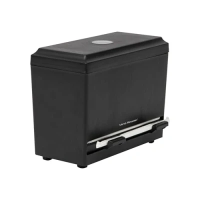 Image of Mind Reader Straw Dispenser, Black, 4.5 x 9.25 7