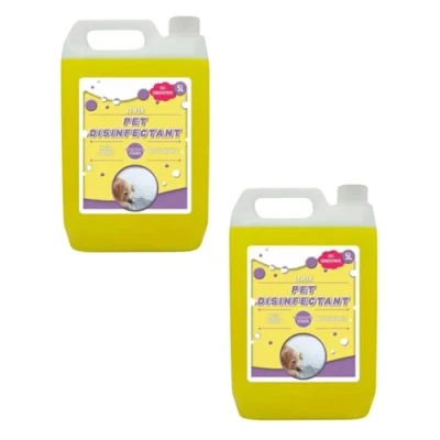 Image of Dunnet Tools 5l Pet Disinfectant Concentrated Cleaner And Odour Eliminator Dog Safe Kennel Deodoriser Urine Neutraliser Cat Enzyme (10L disinfectant)