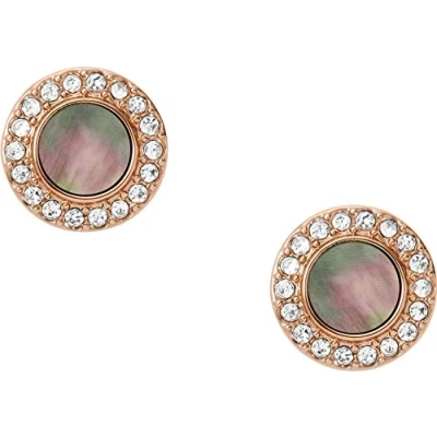 Image of Fossil Classics Earrings roségoldcoloured, Women&#039;s, Size: One Size, Roségold coloured
