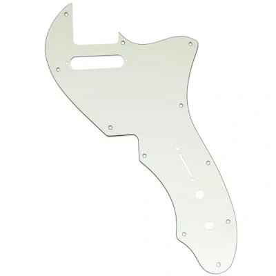 Image of Musiclily Pro 11 Holes Guitar Pickguard For USA Fender 69 Tele Thinline Style Electric Guitar, 3ply Aged White