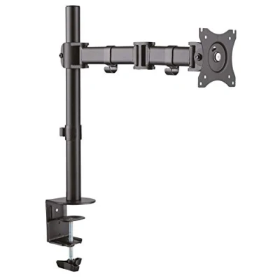 Image of RICOO Monitor Stand Tilt TS5711 Swivel 12 29 Inch VESA 75x75 100x100 Adjustable Arm Mounting System LED LCD Screen Desk Mount Black