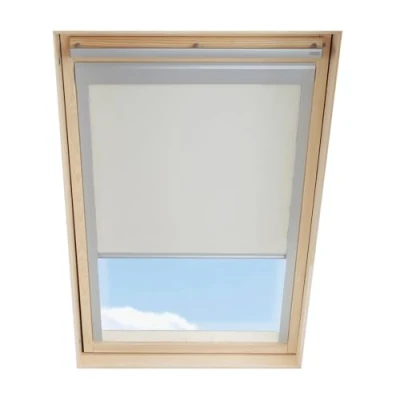 Image of Blackout Budget Roller Blind compatible with VELUX Roof Windows size codes U08 / 808/8, Beige