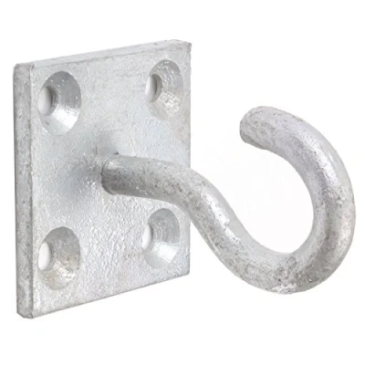 Image of 50mm Galvanised Hook On Plate