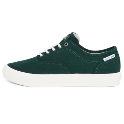 Image of Tommy Hilfiger VULC LOW Trainers, Men&#039;s, Size: 11, Hunter Textile
