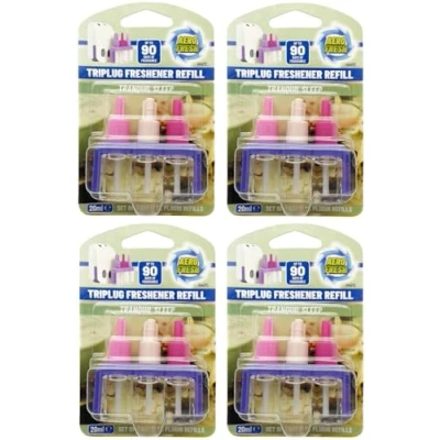Image of 4Pack AERO FRESH 20ML PLUG IN HOME FRAGRANCE 80ML REFILLS MACHINE AIR FRESHENER (Tranquil Sleep)
