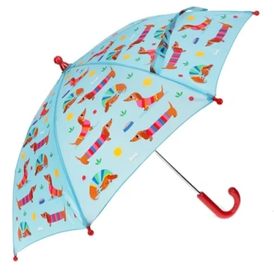 Image of Rex London Children&#039;s Push Up Umbrella Sausage Dog