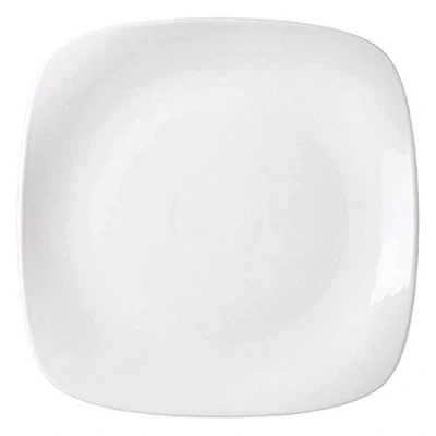 Image of Genware NEV 184517 Royal Rounded Square Plate, 17 cm (Pack of 6)