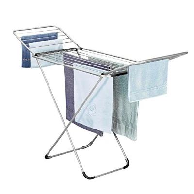 Image of Metaltex Clothes Drying Rack Lipari 18 m grey