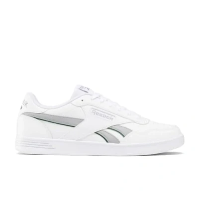 Image of Reebok Unisex Court Advance Sneakers, Ftwwht Pugry4 Drkgrn, 3.5 UK