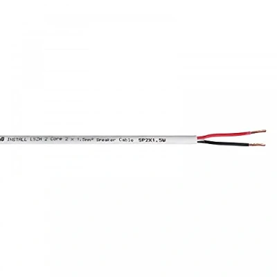 Image of elumen8 INSTALL 2 x 1.5mm2 Speaker Cable, 100m Drum White