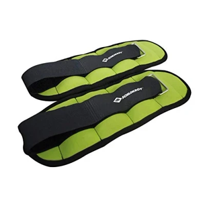 Image of Schildkröt Wrist/Ankle Weights, 2 x 0.5 kg, Green, in Carrying Case, 960201