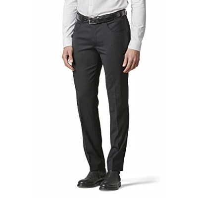 Image of MEYER Men Pants Roma Cotton 9 316 Black Soft Chinos