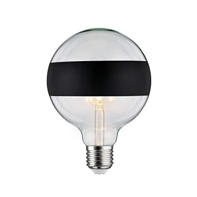 Image of Paulmann LED E27 6.5 W G125 ring mirror black