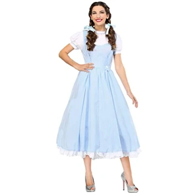 Image of Kansas Girl Deluxe Women&#039;s Fancy Dress Costume Large Blue