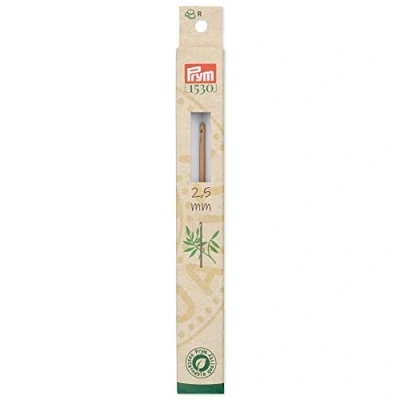 Image of Prym 1530 Wool Bamboo (15cm, 2.50mm) Crochet Hook 1 Unit