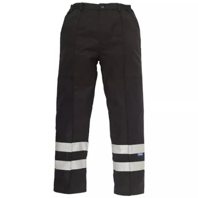 Image of Yoko Yk074/Bs015T Reflective Polycotton Ballistic Trousers Black, Size 32