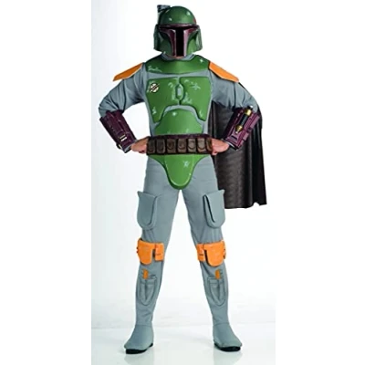 Image of Rubie&#039;s Official Star Wars Boba Fett Adult Deluxe Costume X Large Halloween