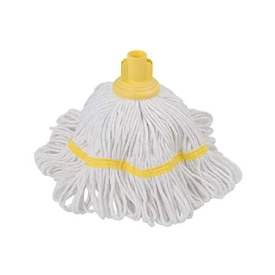 Image of Robert Scott &amp; Sons Hygiemix T1 Socket Cotton Synthetic Mop 250g Yellow