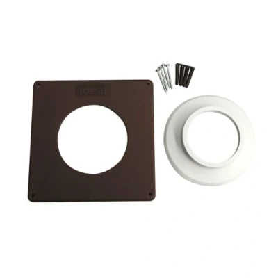 Image of Ideal Logic V3 Flue Finishing Kit Black and White 155988