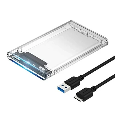 Image of SABRENT 2.5 SSD Enclosure, HDD Docking Station, Super Fast Data Transfer, Support UASP, LED Indicator, Tool free, USB cable included (EC OCUB)