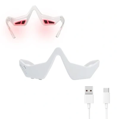 Image of STYLPRO SPEC TACULAR EMS Glasses, and LED Red Light Therapy, Collagen Production, Visibly Reduce Wrinkles, Dark Circles Puffiness around eyes, Non Invasive, USB Rechargeable