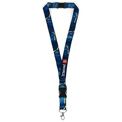 Image of LEGO Unisex&#039;s Ninjago Lanyard Accessory Travel Wallet, Jay, One Size