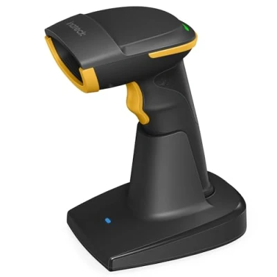 Image of Inateck 2D Wireless Barcode Scanner, Bluetooth 5.0, 2.4Ghz Smart Base, Screen Scanning, BCST 54