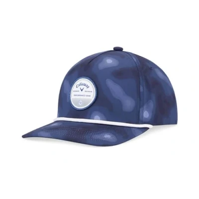 Image of Callaway Mens Bogey Free Golf Cap, Navy Topo