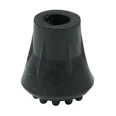 Image of Qty: 4pcs 12mm (1/2&quot;) Bell Shaped Studded Rubber Ferrules Walking Stick Tips C Type by Lifeswonderful