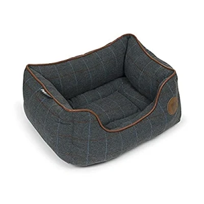 Image of Petface Twilight Tweed Square Bed (Large)